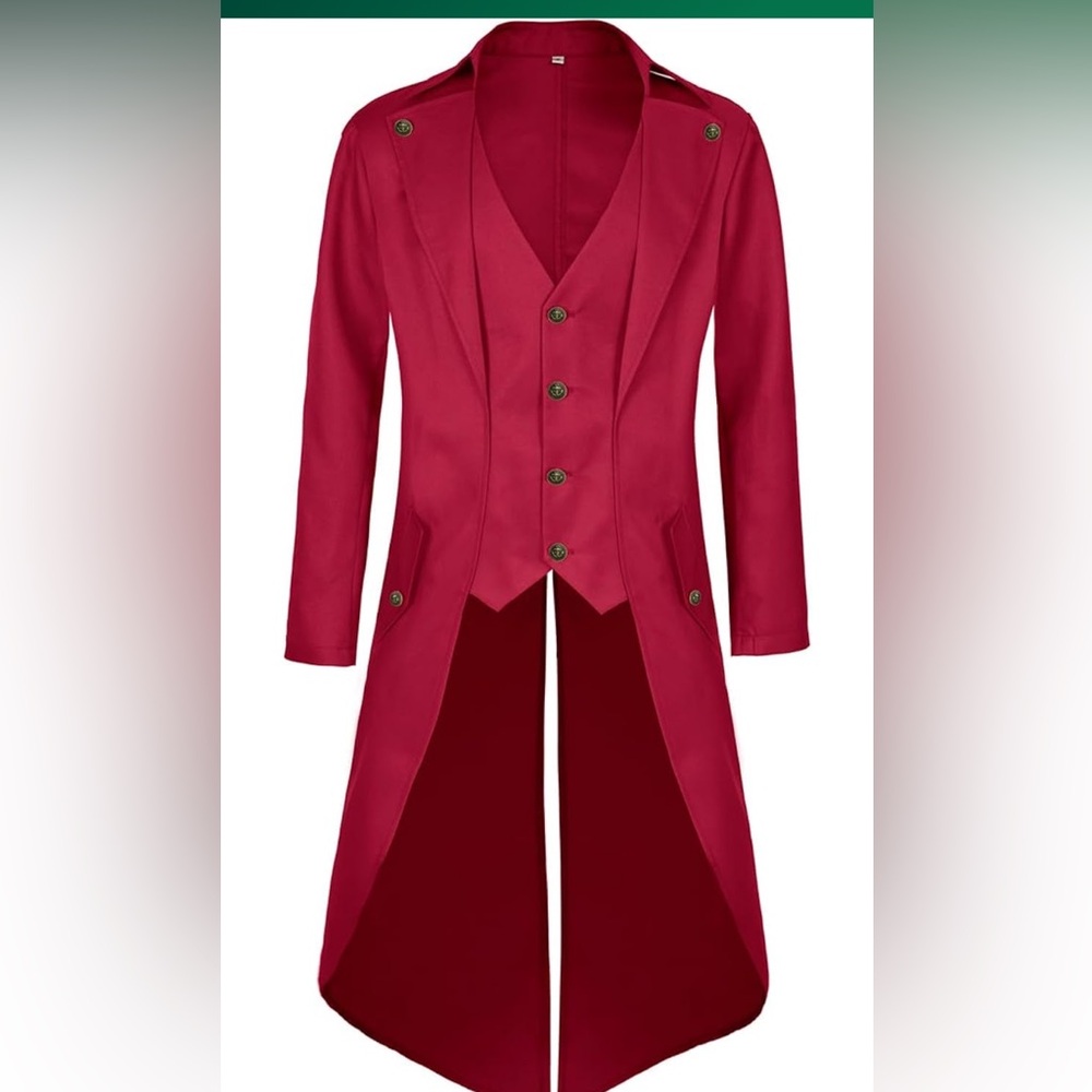 Never worn! Vintage Tailcoat Jacket Gothic Victorian Long Frock
